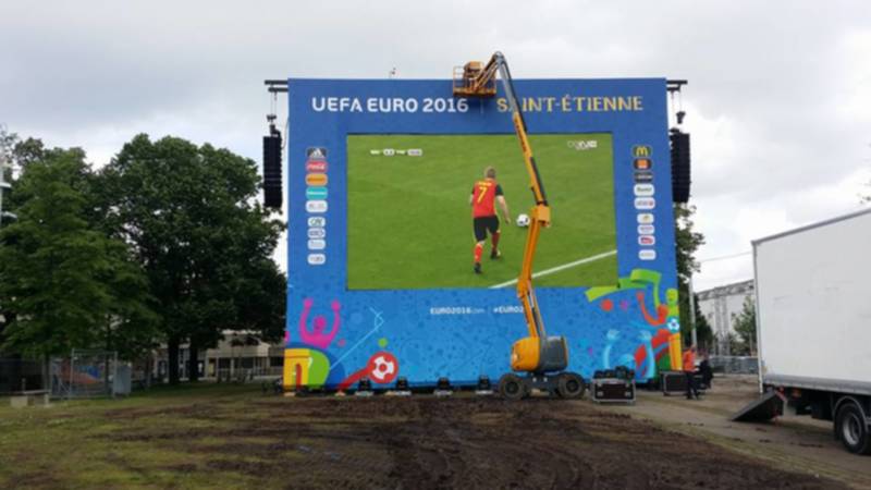 Euro 2016 fan zone Saint Etienne