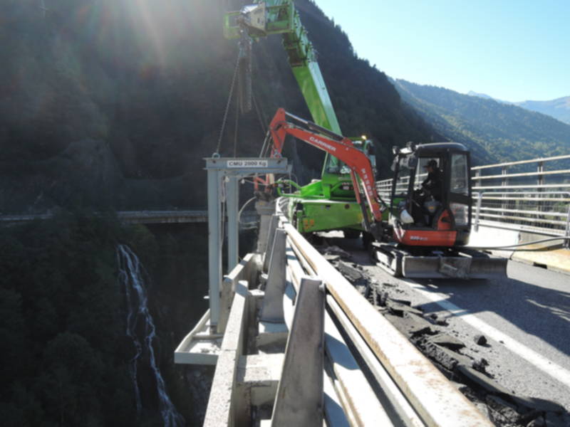 Chantier sur Viaduc