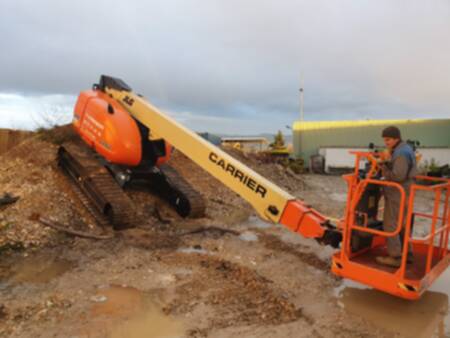 Nacelle sur chenilles